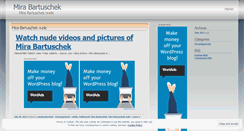 Desktop Screenshot of mirabartuschek.wordpress.com