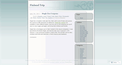 Desktop Screenshot of finlandtrip.wordpress.com