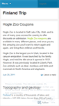 Mobile Screenshot of finlandtrip.wordpress.com