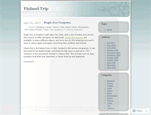 Tablet Screenshot of finlandtrip.wordpress.com