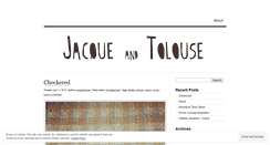 Desktop Screenshot of jacquetolouse.wordpress.com