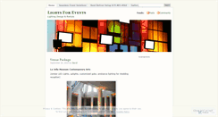 Desktop Screenshot of lightsforevents.wordpress.com