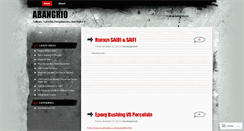 Desktop Screenshot of abangrio.wordpress.com