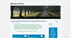 Desktop Screenshot of bibliotecaderus.wordpress.com