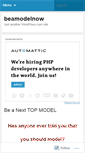 Mobile Screenshot of beamodelnow.wordpress.com