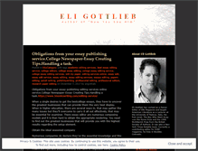 Tablet Screenshot of eligottlieb.wordpress.com