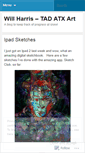 Mobile Screenshot of harrisart.wordpress.com