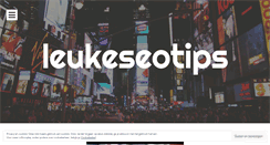 Desktop Screenshot of leukeseotips.wordpress.com