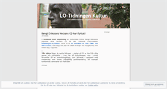 Desktop Screenshot of lotidningenkultur.wordpress.com