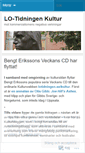 Mobile Screenshot of lotidningenkultur.wordpress.com