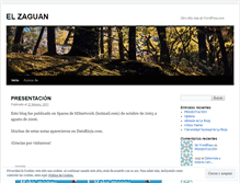 Tablet Screenshot of elzaguanradio.wordpress.com