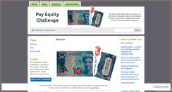Desktop Screenshot of payequity.wordpress.com
