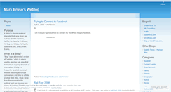 Desktop Screenshot of markbruso.wordpress.com