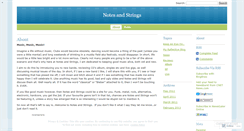 Desktop Screenshot of notesandstrings.wordpress.com