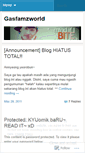 Mobile Screenshot of gasfamzworld.wordpress.com