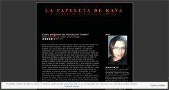 Desktop Screenshot of lapapeleta.wordpress.com