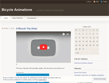 Tablet Screenshot of bicycleanimations.wordpress.com