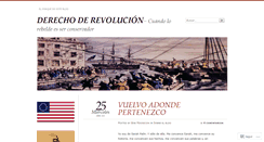 Desktop Screenshot of derechoderevolucion.wordpress.com