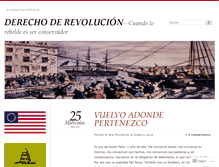 Tablet Screenshot of derechoderevolucion.wordpress.com