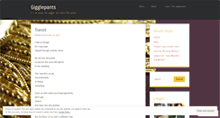 Desktop Screenshot of msgigglepants.wordpress.com