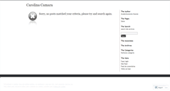 Desktop Screenshot of carolinacamara.wordpress.com