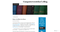 Desktop Screenshot of computerversteher.wordpress.com