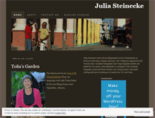 Tablet Screenshot of juliasteinecke.wordpress.com