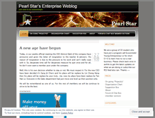 Tablet Screenshot of pearlstar.wordpress.com