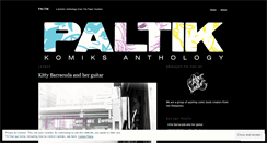 Desktop Screenshot of paltikanthology.wordpress.com