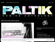 Tablet Screenshot of paltikanthology.wordpress.com