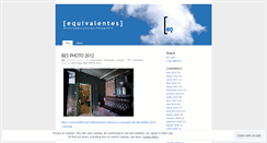 Desktop Screenshot of equivalentes.wordpress.com