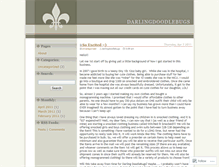 Tablet Screenshot of darlingdoodlebugs.wordpress.com