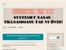 Tablet Screenshot of anarkistisk1majsthlm.wordpress.com