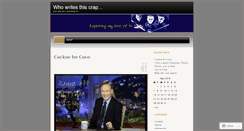 Desktop Screenshot of couchcritic.wordpress.com