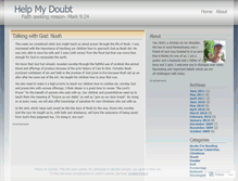 Tablet Screenshot of helpmydoubt.wordpress.com