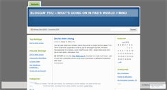 Desktop Screenshot of fabhouse.wordpress.com
