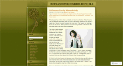 Desktop Screenshot of bitsandpiecesbibliophile.wordpress.com