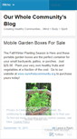 Mobile Screenshot of ourwholecommunity.wordpress.com