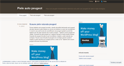 Desktop Screenshot of pieleautopeugeot.wordpress.com