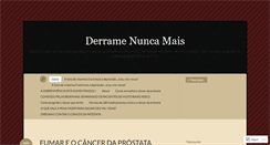 Desktop Screenshot of derramenuncamais.wordpress.com