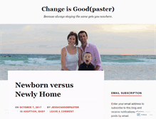 Tablet Screenshot of jessicagoodpaster.wordpress.com