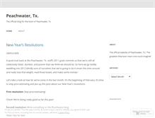 Tablet Screenshot of peachwater.wordpress.com