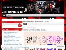 Tablet Screenshot of perfectjunior.wordpress.com