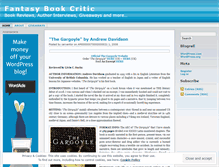 Tablet Screenshot of fantasybookcritic.wordpress.com