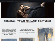 Tablet Screenshot of modabellausa.wordpress.com