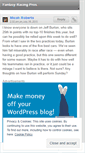 Mobile Screenshot of fantasyracingpros.wordpress.com