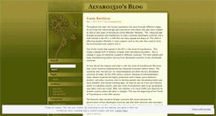 Desktop Screenshot of alvaro1510.wordpress.com