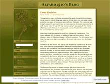 Tablet Screenshot of alvaro1510.wordpress.com