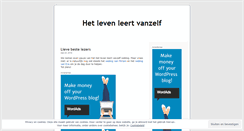 Desktop Screenshot of hetlevenleertvanzelf.wordpress.com