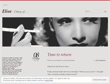 Tablet Screenshot of elisecrets.wordpress.com